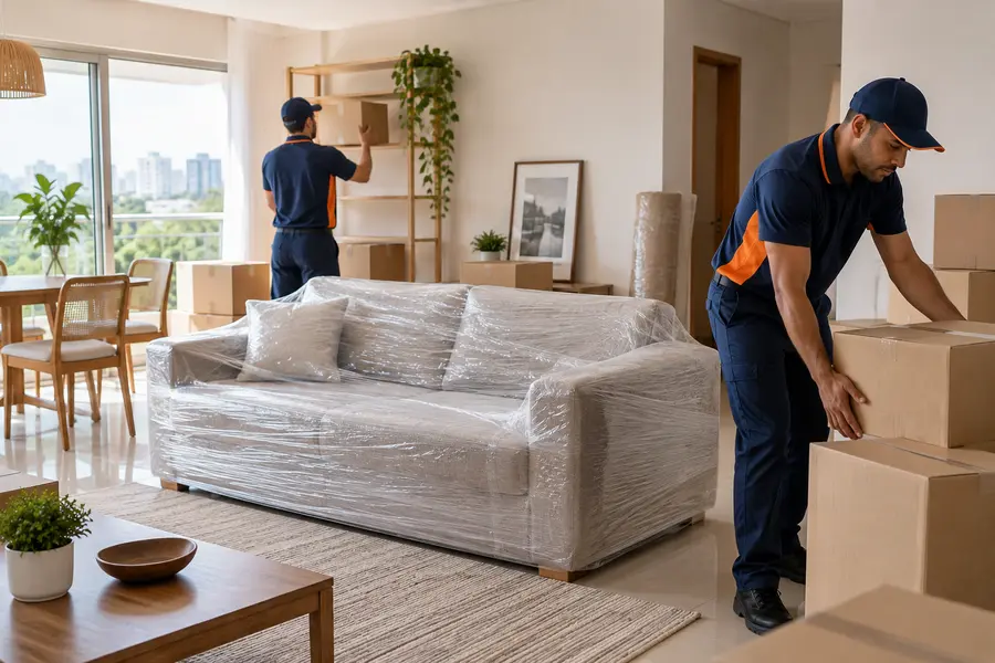 Mudança residencial profissional